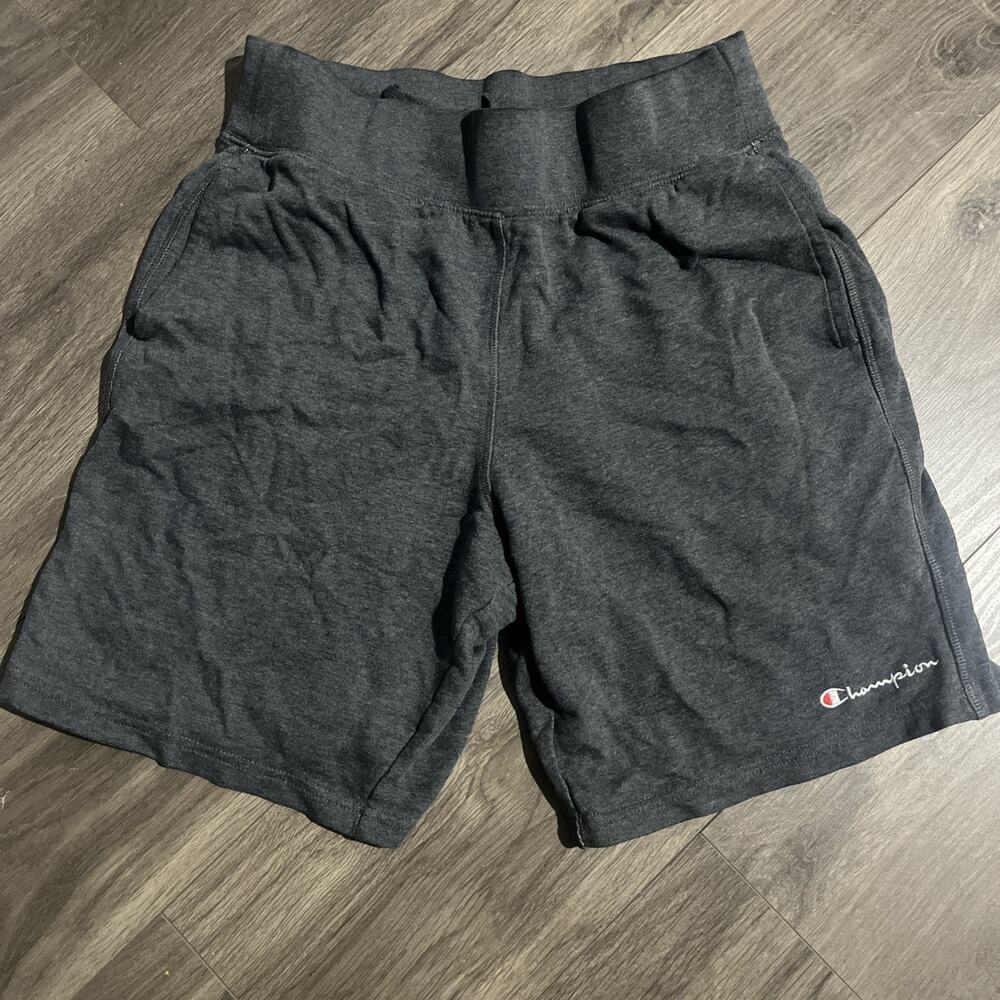 Champion Mens Athleisure Size Medium Gray Cotton Elastic Waist Drawstring Lounge